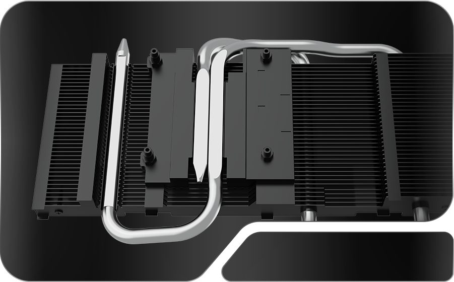 MSI GeForce RTX 5060 8G VENTUS 2X OC Msi Ventus Heat pipes illustration