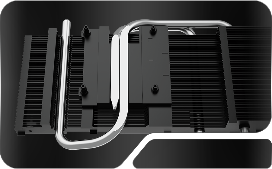 MSI GeForce RTX 5060 Ti 16G VENTUS 2X OC PLUS Msi Ventus Heat pipes illustration
