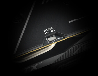 ASUS DUAL-RTX5050-O8G physical BIOS switch illustration