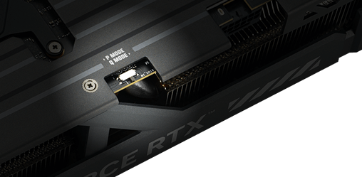 ASUS TUF-RTX5070TI-O16G-GAMING physical BIOS switch illustration