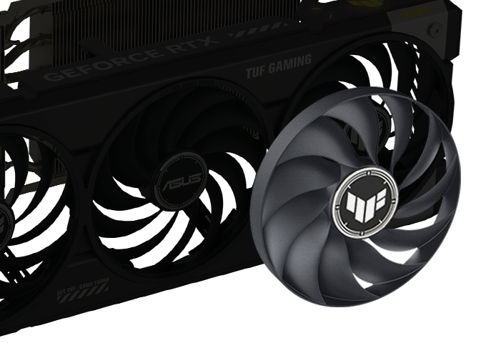 ASUS TUF-RTX5070TI-O16G-GAMING fan mechanism illustration
