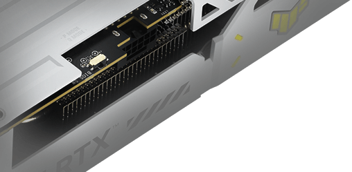 ASUS TUF-RTX5070TI-O16G-WHITE-GAMING physical BIOS switch illustration