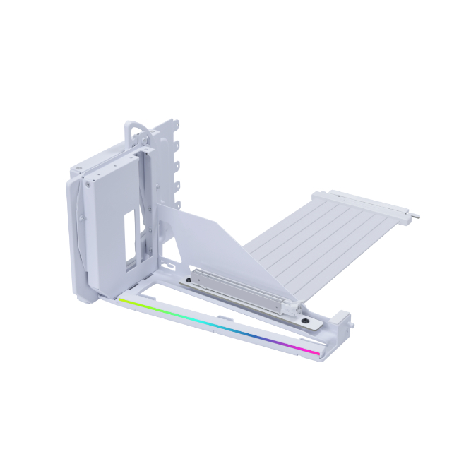 Lian Li multi direction vertical gpu bracket White  — official product view