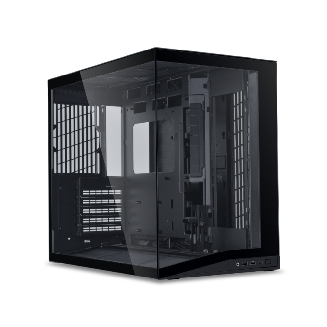 Lian Li o11 dynamic mini v2 Black Without Fans — official product view