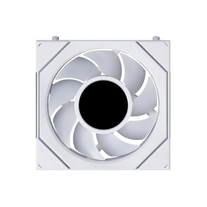 Lian Li UNI FAN SL-INF LCD FLEX 120mm 3-Pack – White — official product view