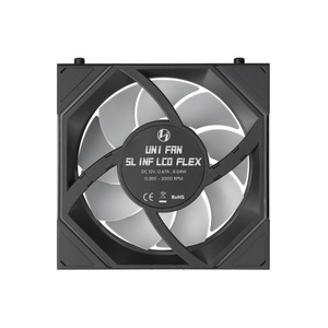 Lian Li uni fan sl inf flex Black Standard Blade — official product view