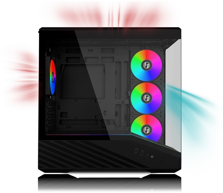 Lian Li VECTOR V100R MINI — Plan the bottom of the case